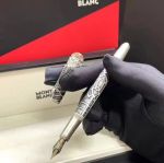 MONTBLANC Inheritance Series Spider Style Retro All Metal Pen Signature Pen Treasure Bead Pen Ink Pen